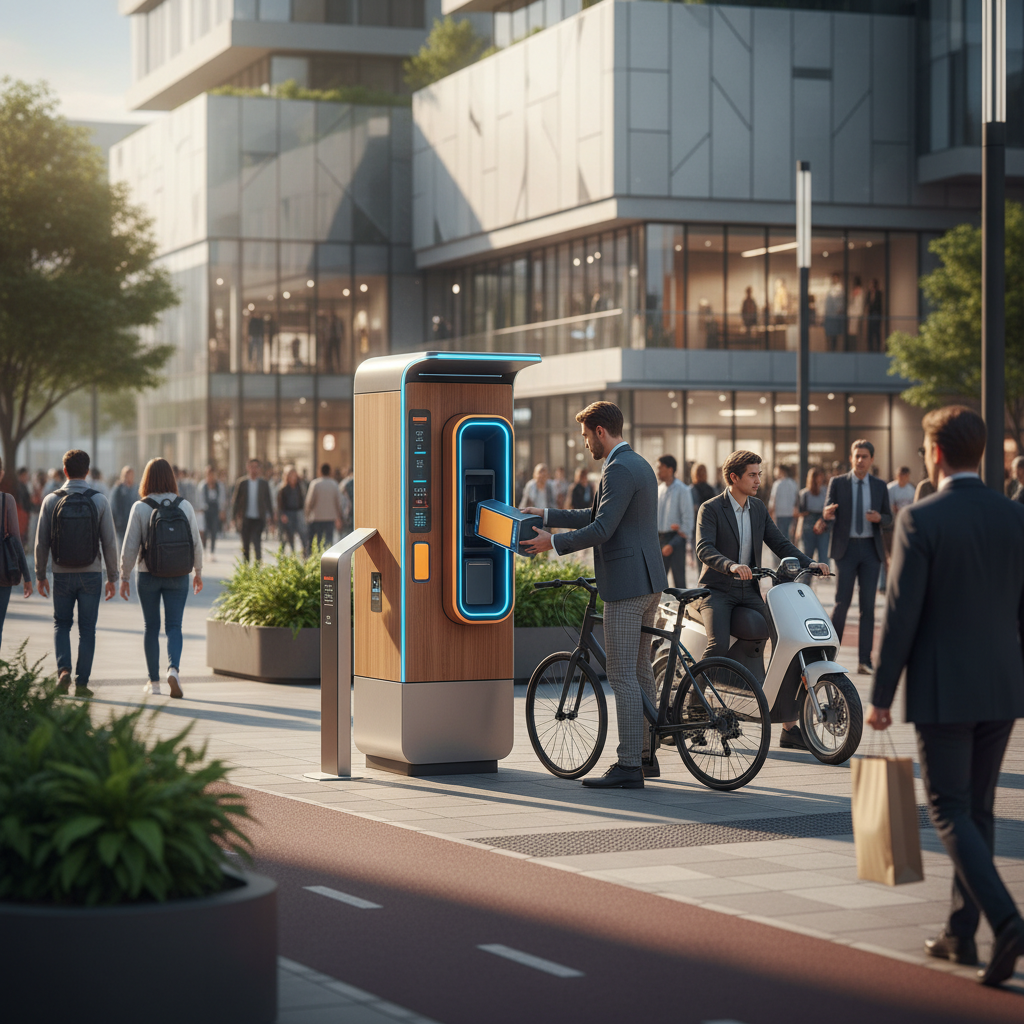อนาคต EV 2026: นวัตกรรมตู้สลับแบตเตอรี่ E-Bike สุดสะดวก - battery-swapping-ebike-future-trend