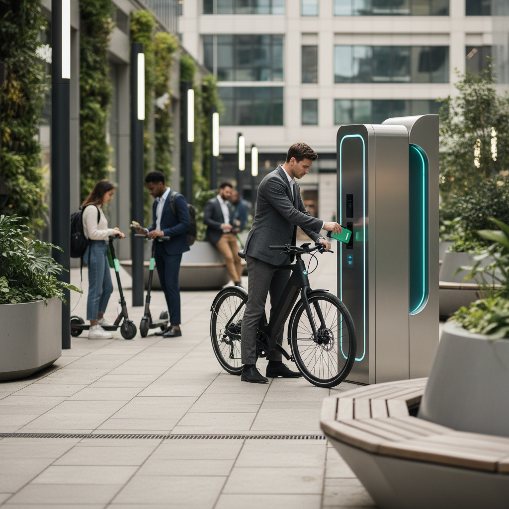 เทรนด์ EV 2027! นวัตกรรมตู้สลับแบตเตอรี่ E-Bike สุดล้ำ - battery-swapping-ebike-trend