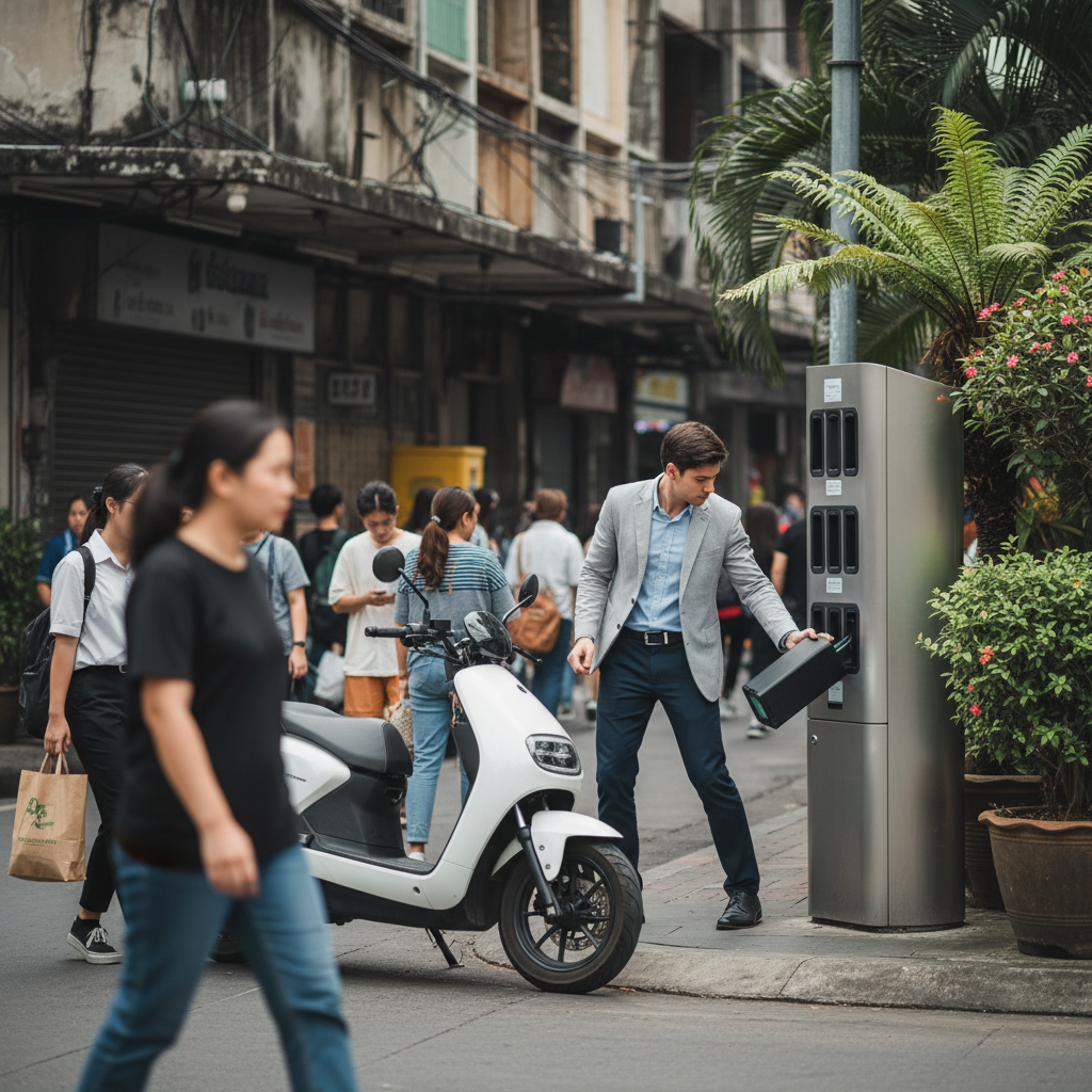 จับตาเทรนด์ 2026: ระบบสลับแบตเตอรี่พลิกโฉมวงการ E-Bike - battery-swapping-ebike-trend
