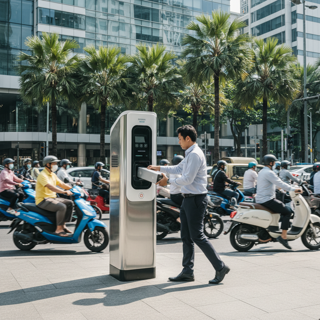 เทรนด์ 2027! ตู้สลับแบตเตอรี่ E-Bike ชาร์จไวไม่ต้องรอ - battery-swapping-ebike-trend