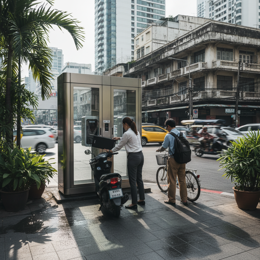 เทรนด์ 2026: ตู้สลับแบตเตอรี่ EV พลิกโฉมการชาร์จ E-Bike - battery-swapping-ev-trend
