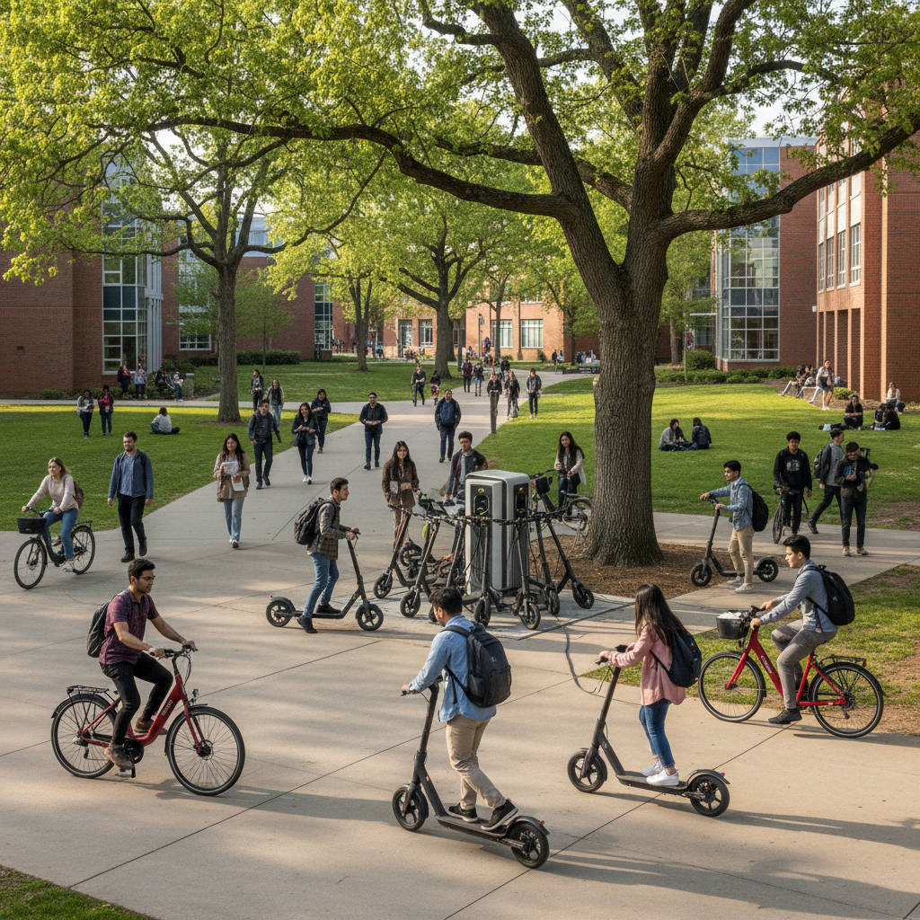 นโยบาย EV 2026: ดัน E-Bike สกู๊ตเตอร์ไฟฟ้าฮิตติดแคมปัส - campus-ebike-ev-policy-2026