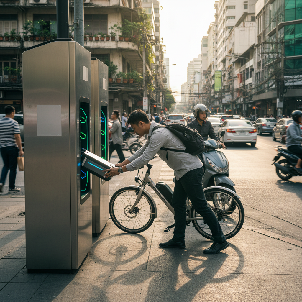 เทรนด์โลก 2026: E-Bike และระบบสลับแบตไม่ต้องรอชาร์จ - e-bike-battery-swapping-trend