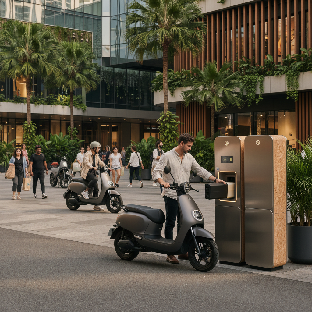 รีวิวเทรนด์ EV 2026: ระบบสลับแบตเตอรี่ E-Bike ไวไม่ต้องรอ - e-bike-battery-swapping-trend