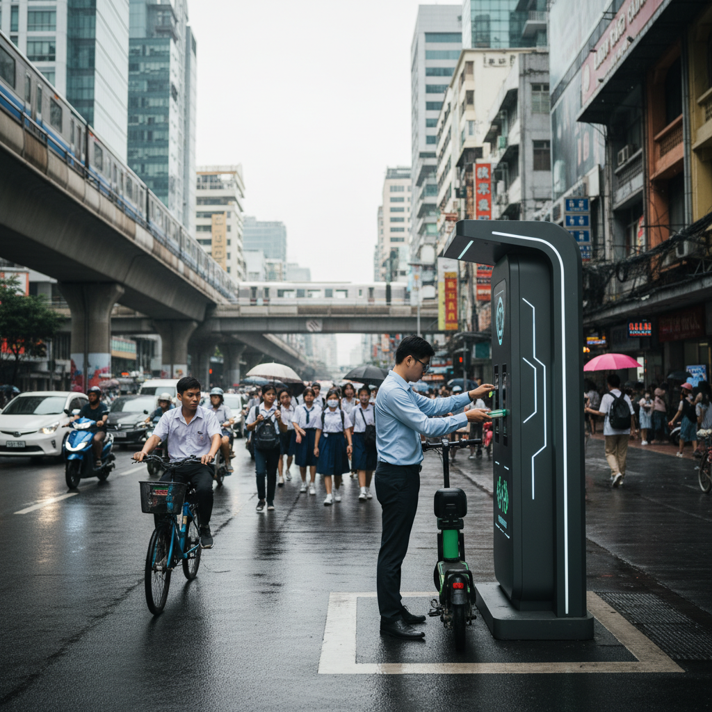 จับตาเทรนด์ 2026: ตู้สลับแบตเตอรี่ E-Bike ผุดทั่วเมือง - ebike-battery-swap-station-trend