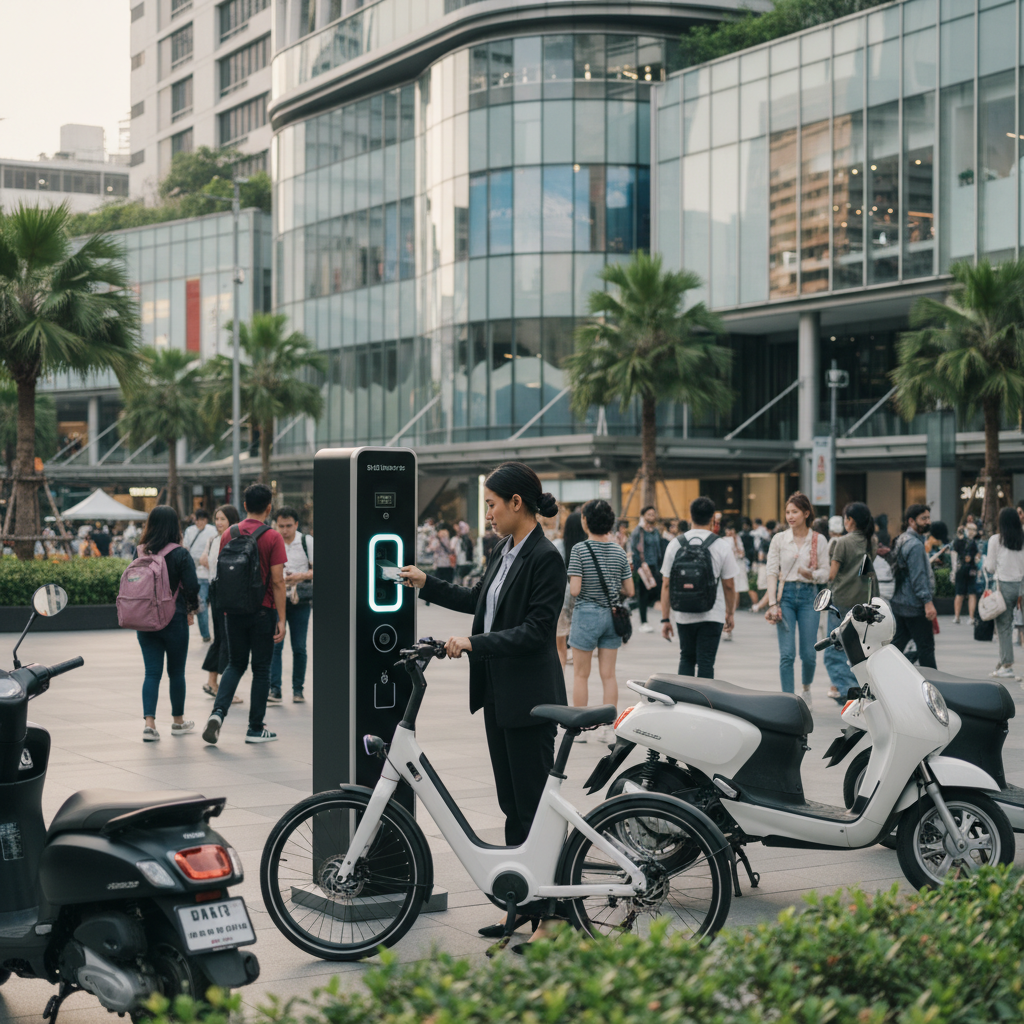 เทรนด์ EV 2026: ตู้สลับแบต E-Bike ขี่ไกลไม่ต้องรอชาร์จ - ebike-battery-swap-trend
