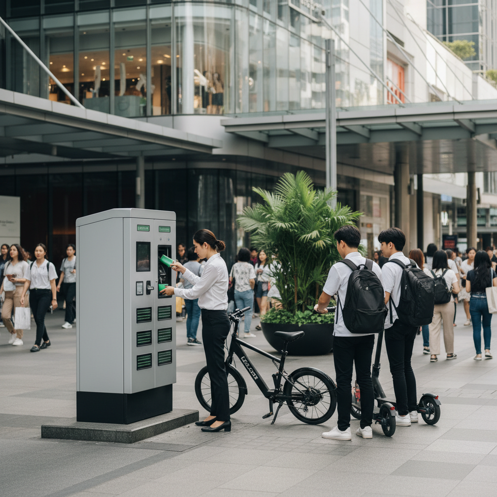 อนาคต EV 2026: ตู้สลับแบต E-Bike หมดปัญหาชาร์จนาน - ebike-battery-swap-trend