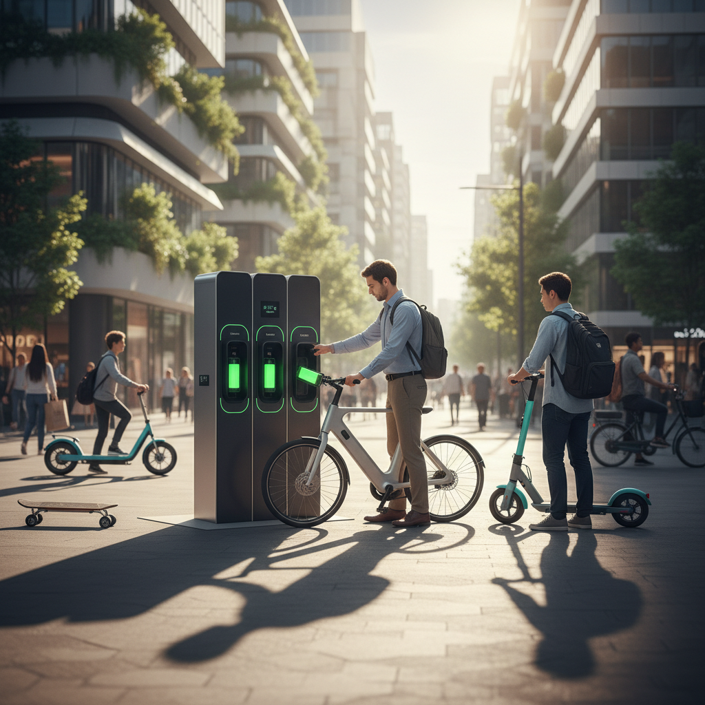 เทรนด์อนาคต 2026: ระบบสลับแบตเตอรี่ E-Bike จบปัญหาชาร์จนาน - ebike-battery-swap-trend-2026