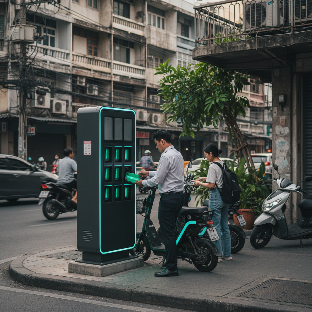 กูรูคาด! สถานีสลับแบตฯ E-Bike ผุดทั่วไทย รับเทรนด์ EV ปี 26 - ebike-battery-swap-trend