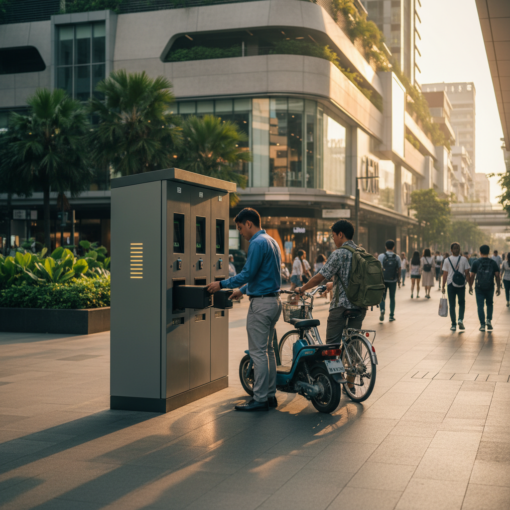เทรนด์ตู้สลับแบตเตอรี่ E-Bike 2026 ชาร์จไวไม่ต้องรอ! - ebike-battery-swap-trend