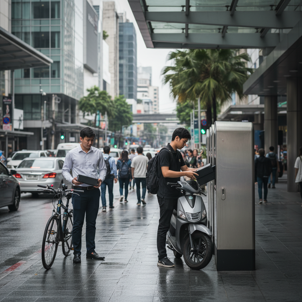 เทรนด์ 2027! นวัตกรรมสลับแบตเตอรี่ E-Bike จบปัญหารอชาร์จ - ebike-battery-swap-trend