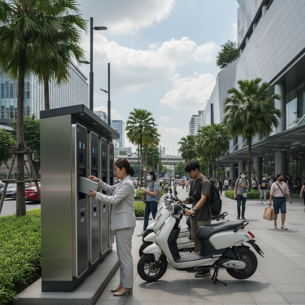 เจาะเทรนด์ EV 2027! อนาคตสถานีสลับแบตเตอรี่ E-Bike ในไทย - ebike-battery-swap-trend