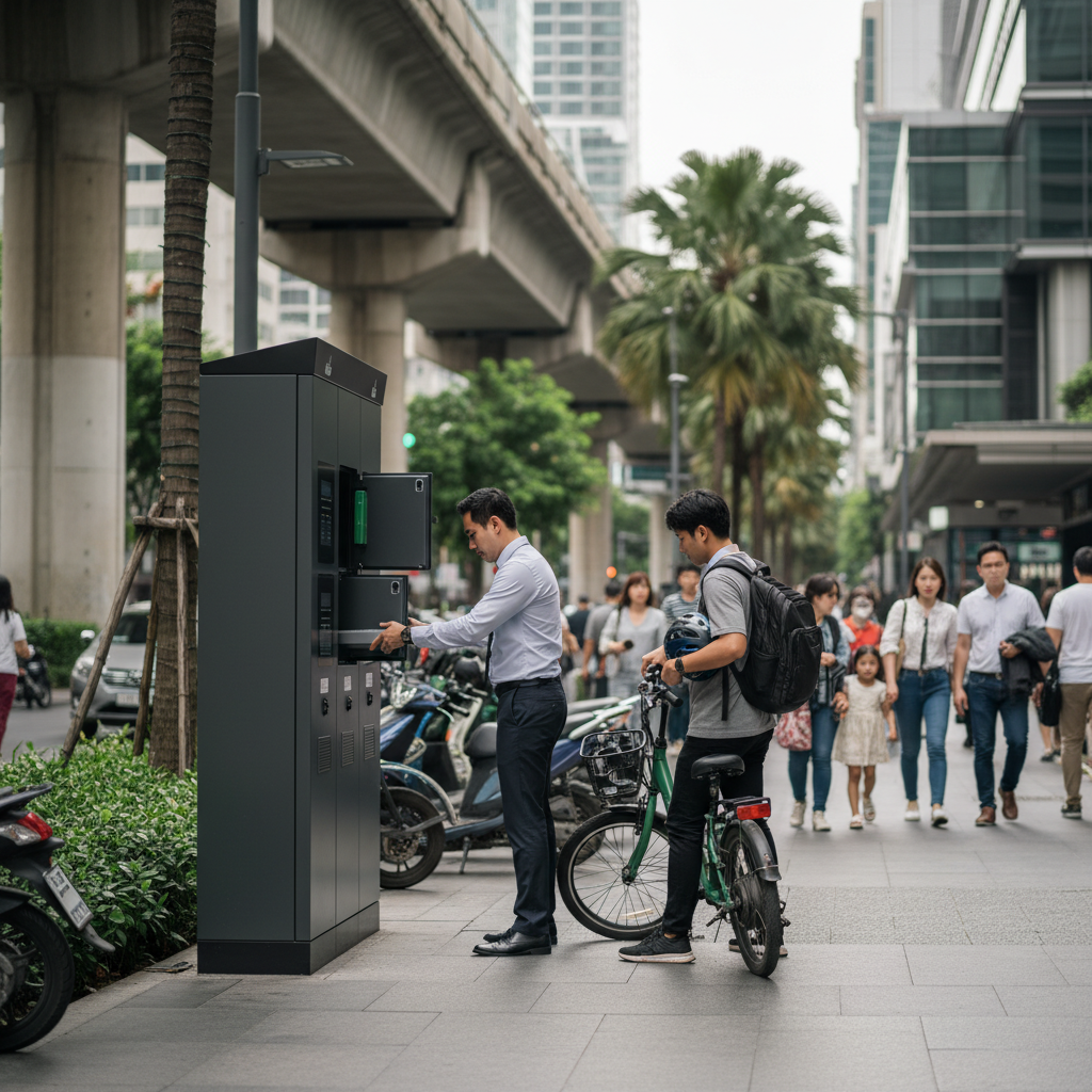 เทรนด์ EV ท้ายปี 2026! ตู้สลับแบตเตอรี่ E-Bike มาแรง - ebike-battery-swap-trend