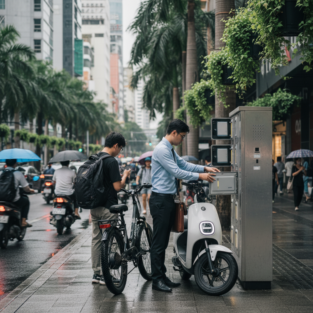 เทรนด์ 2026! จุดสลับแบตเตอรี่ E-Bike ชาร์จไวไม่ต้องรอ - ebike-battery-swap-trend