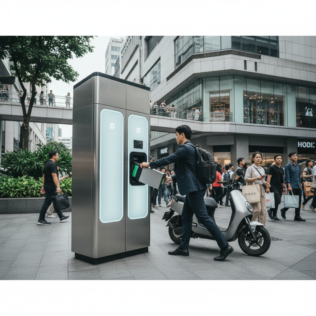 เทรนด์ 2026: ตู้สลับแบตเตอรี่ E-Bike ชาร์จไวไม่ต้องรอ - ebike-battery-swap-trend