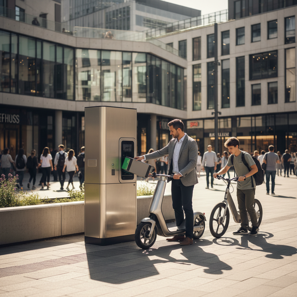 อนาคต EV 2026: ระบบสลับแบตเตอรี่ E-Bike ไม่ต้องรอชาร์จ - ebike-battery-swapping-ev-trend