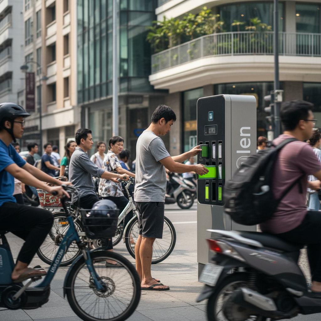 เทรนด์ 2026: ตู้สลับแบตเตอรี่ E-Bike ชาร์จเต็มไว ไม่ต้องรอ - ebike-battery-swapping-trend