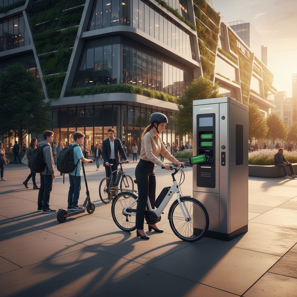 เทรนด์ปลายปี 2026: สถานีสลับแบตเตอรี่ E-Bike มาแรง - ebike-battery-swapping-trend