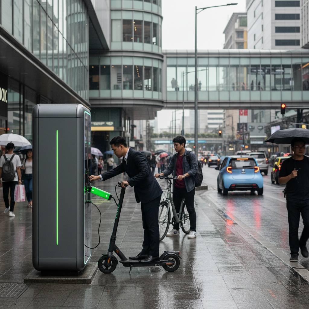 เทรนด์ EV 2026: ตู้สลับแบตเตอรี่ E-Bike แก้ปัญหารอชาร์จ - ebike-battery-swapping-trend