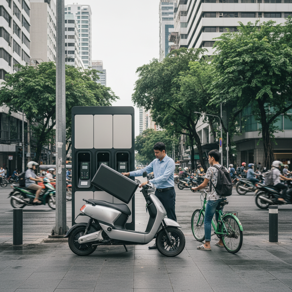 อนาคตของ E-Bike: เทรนด์สถานีสลับแบตเตอรี่เตรียมบุกไทย - ebike-battery-swapping-trend-2026