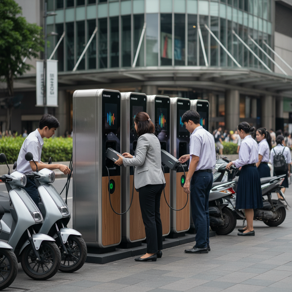 เทรนด์ปลายปี 2026! สถานีสลับแบตเตอรี่ E-Bike ยุคใหม่ - ebike-battery-swapping-trend-2026