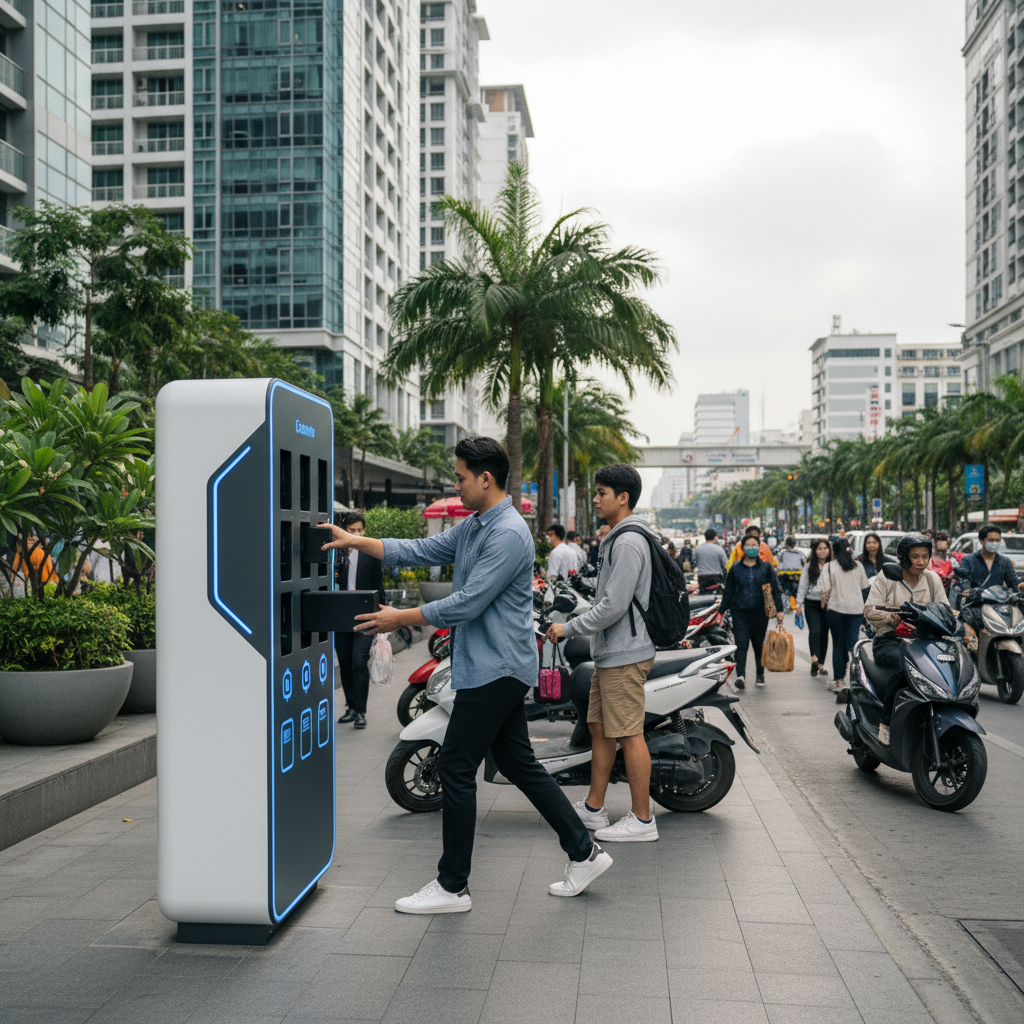 เทรนด์ฮิตปลายปี 2026! ตู้สลับแบตเตอรี่ E-Bike ไม่ต้องรอชาร์จ - ebike-battery-swapping-trend