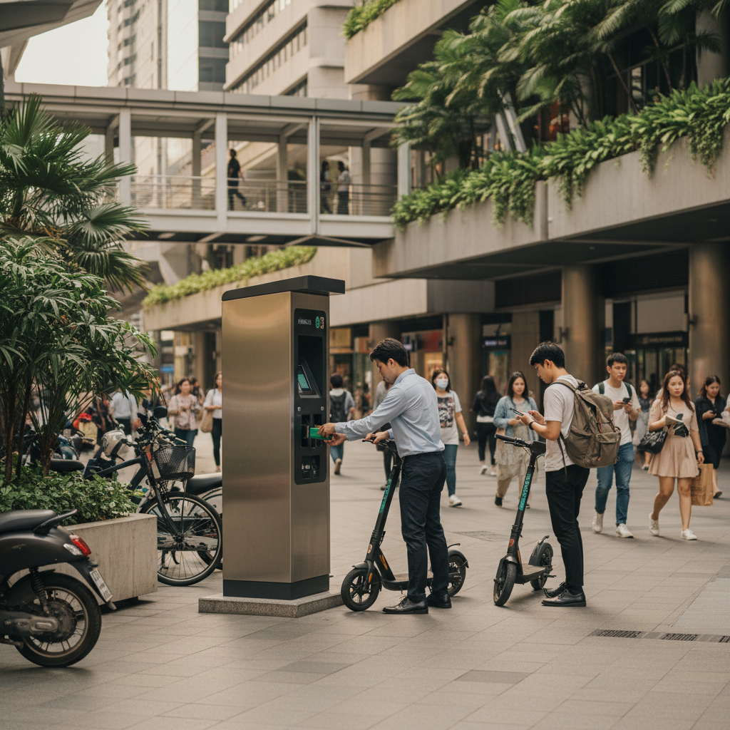 จับตาเทรนด์อนาคต: สถานีสลับแบตเตอรี่ E-Bike ไวใน 1 นาที - ebike-battery-swapping-trend