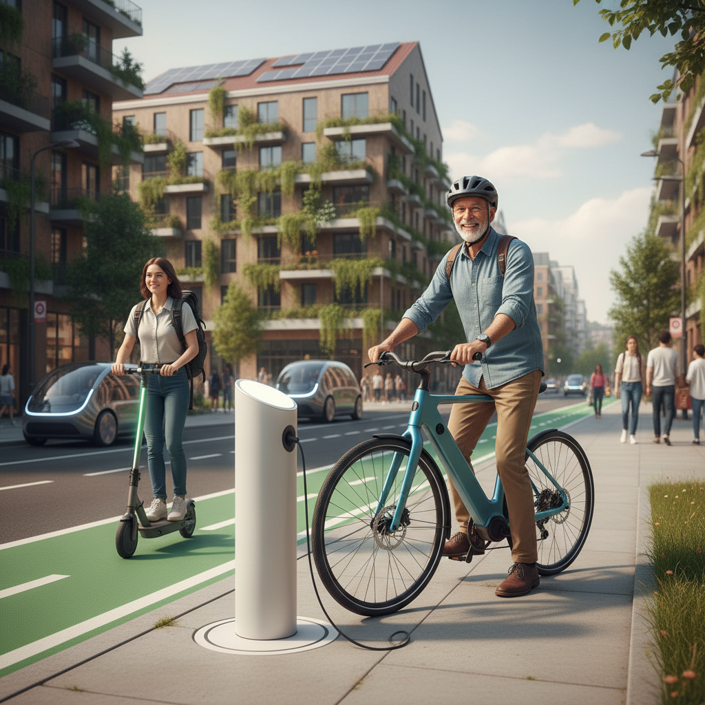 อนาคต EV 2026: ขับ E-Bike สะสมแต้มคาร์บอน แลกชาร์จฟรี - ebike-carbon-credit-ev-trend