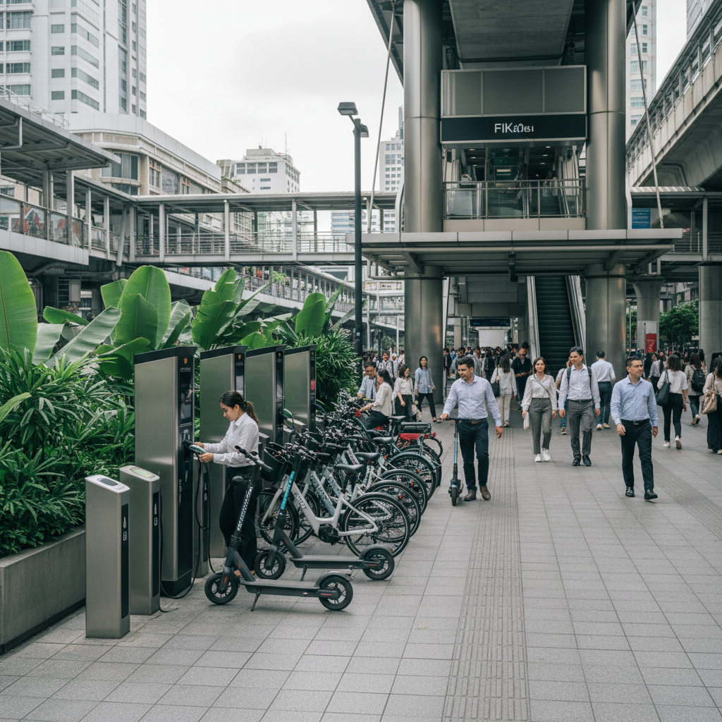 ข่าวดี! จ่อผุดจุดชาร์จ E-Bike ทั่วกรุงรับเทรนด์ EV 2026 - ebike-charging-station-expansion