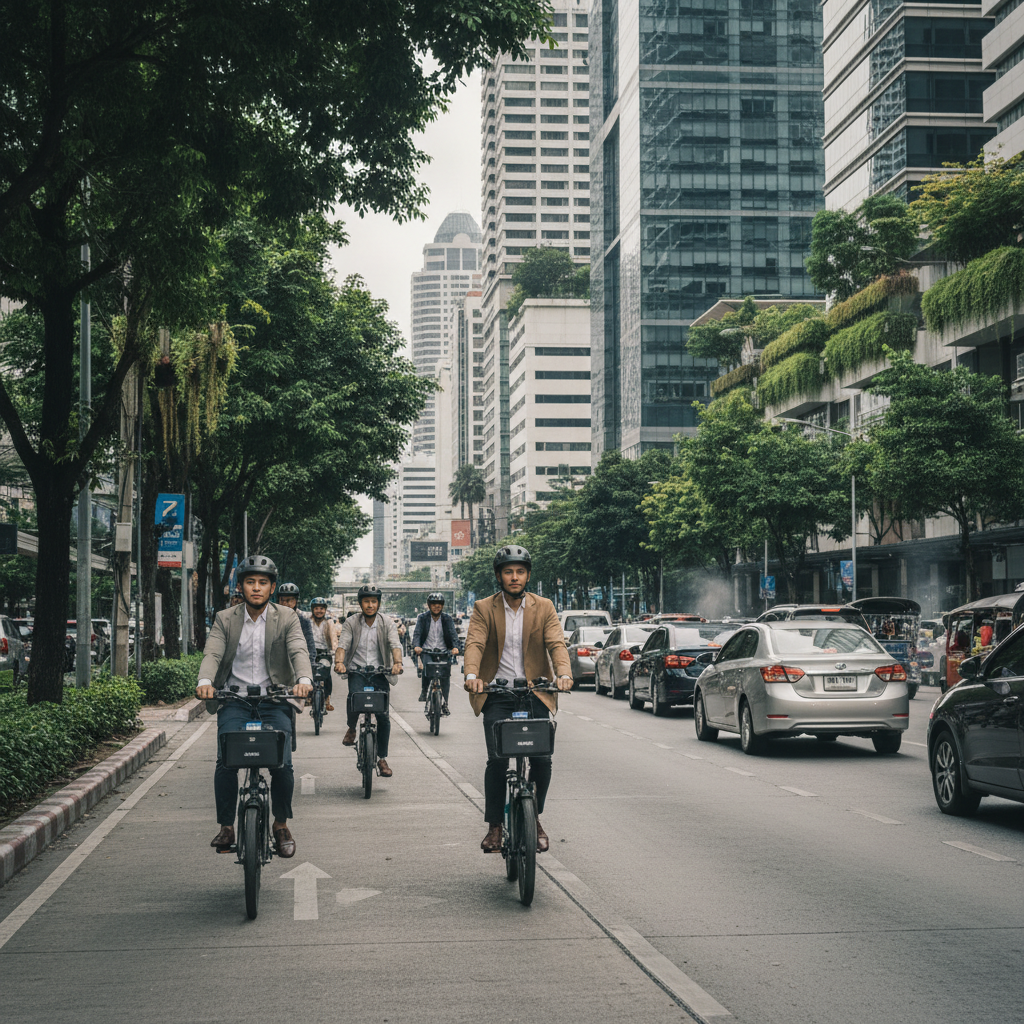 เทรนด์นโยบาย EV: เล็งผุด ‘เลน E-Bike’ ทั่วกรุงครึ่งปีหลัง - ebike-city-lane-policy-trend