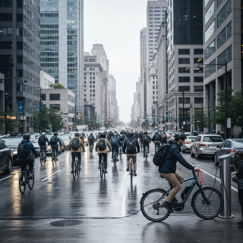 วิเคราะห์เทรนด์ EV ปลายปี 2026: E-Bike กู้วิกฤตน้ำมันแพง - ebike-commuter-ev-trend-2026