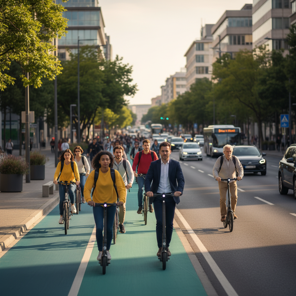 เทรนด์เมือง 2026: จ่อผุดเลนพิเศษ E-Bike ปลอดภัยทุกวัย - ebike-dedicated-lane-trend