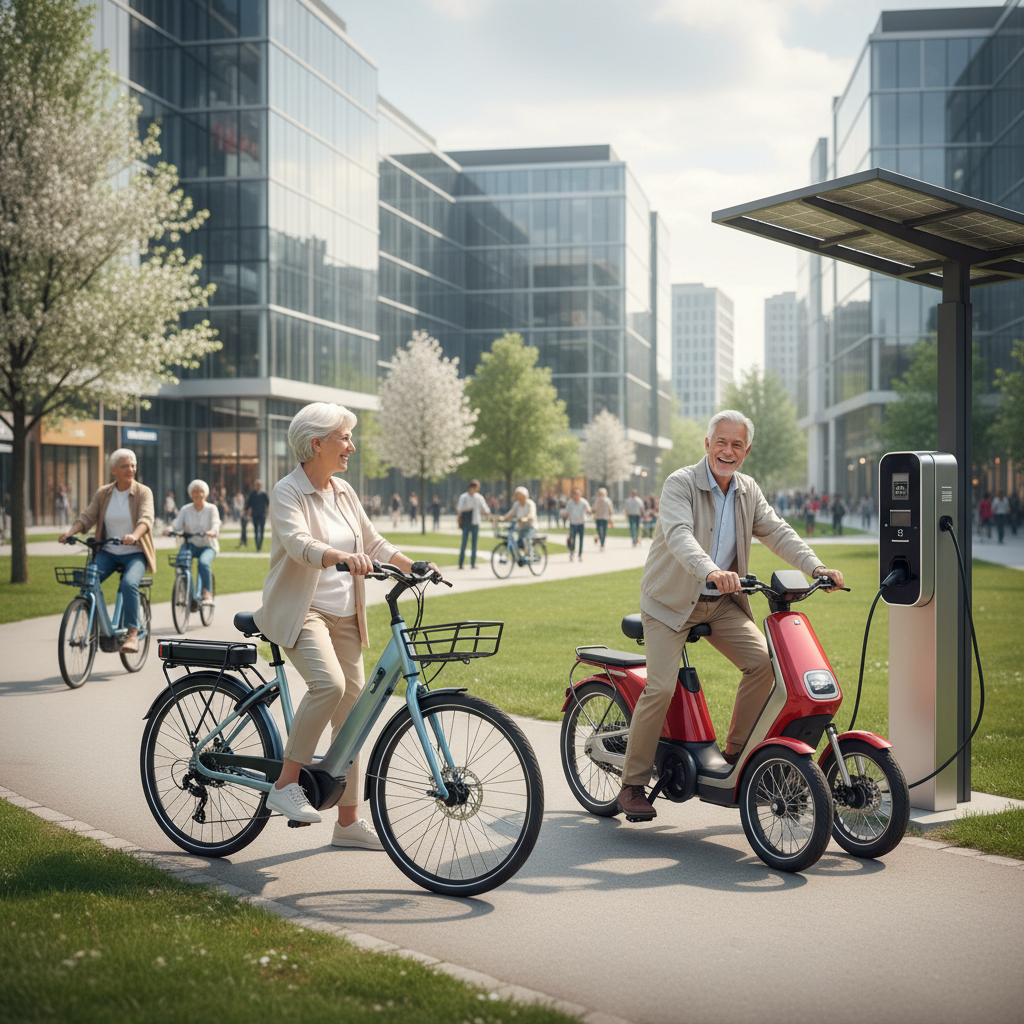 เทรนด์ EV ครึ่งปีหลัง 2026: ยอดผู้สูงวัยใช้ E-Bike พุ่งสูง - ebike-ev-elderly-trend-2026