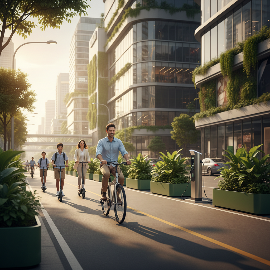เจาะเทรนด์ 2026! ภาครัฐดันเมืองคาร์บอนต่ำ หนุนใช้ E-Bike - ebike-low-carbon-city-trend