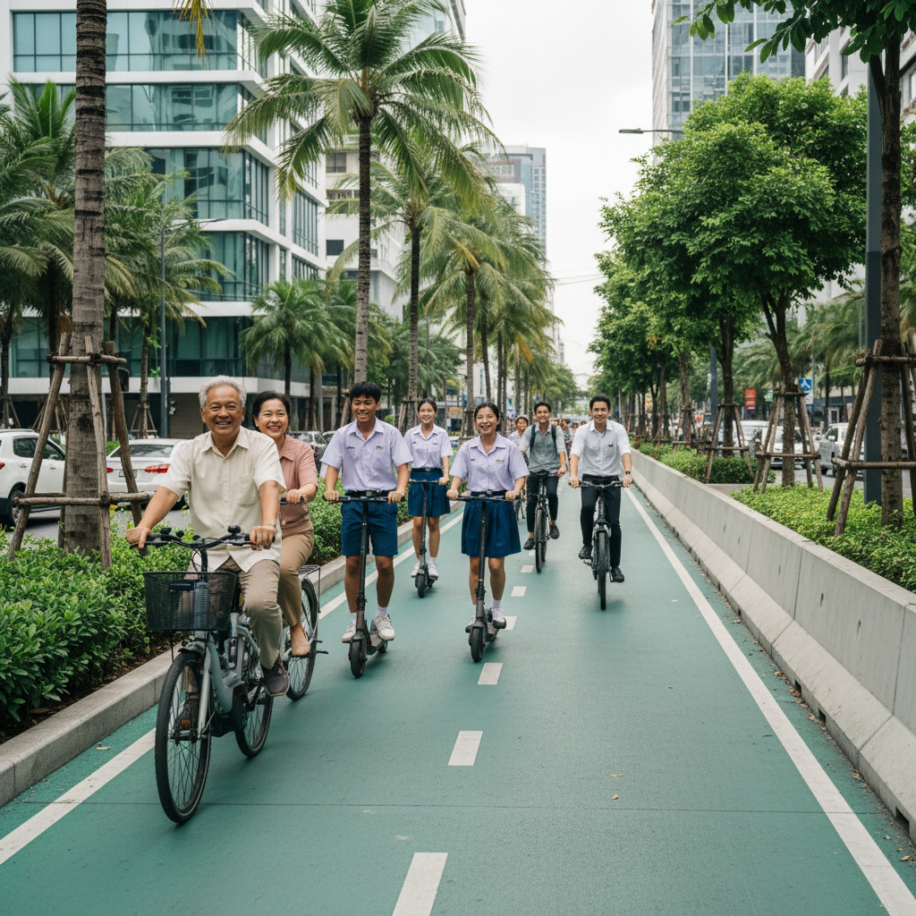 เจาะเทรนด์ 2026: ผุดเลน E-Bike เฉพาะ ปลอดภัยชัวร์ทุกวัย - ebike-micro-mobility-lane-2026