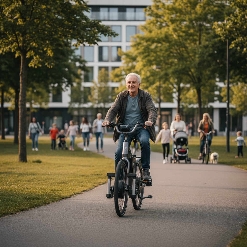 อนาคต E-Bike 2026: เซ็นเซอร์ช่วยทรงตัว ปลอดภัยเพื่อผู้สูงวัย - ebike-sensor-balancing-tech-2026