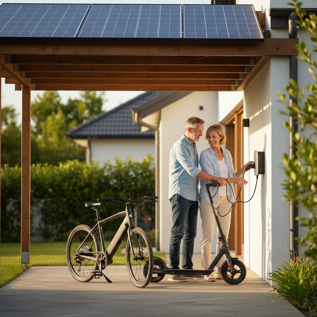 เจาะอนาคต EV 2027! เทรนด์ชาร์จ E-Bike ด้วยโซลาร์เซลล์ - ebike-solar-charging-trends-2027