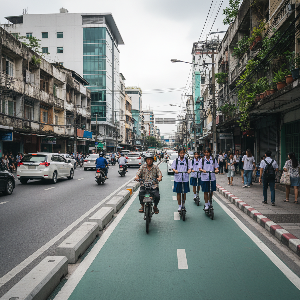 นโยบายรัฐ Q4/2026! ดันเลนพิเศษ E-Bike ขับขี่ปลอดภัย - ebike-special-lane-policy-2026