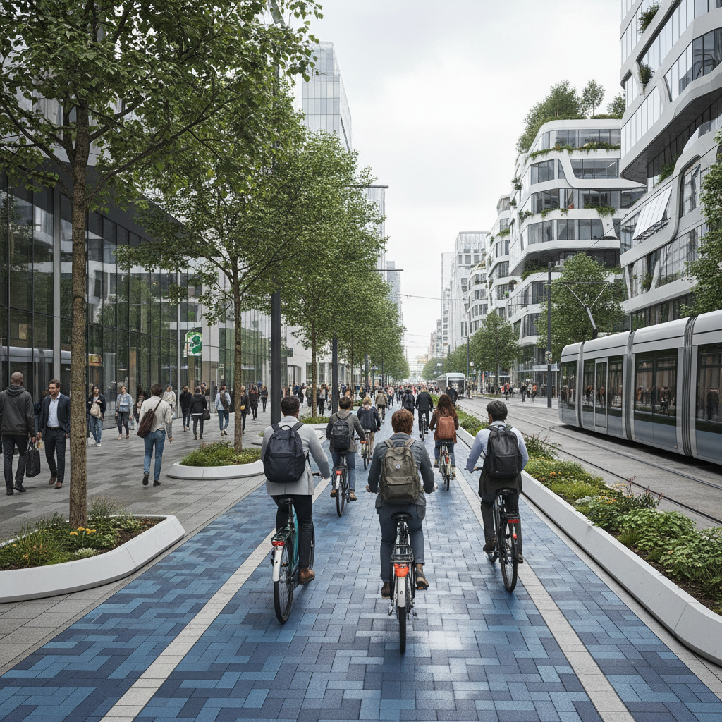 เทรนด์เมืองอนาคต 2026: ผุดเลนพิเศษสำหรับจักรยานไฟฟ้า - ebike-special-lane-trend-2026