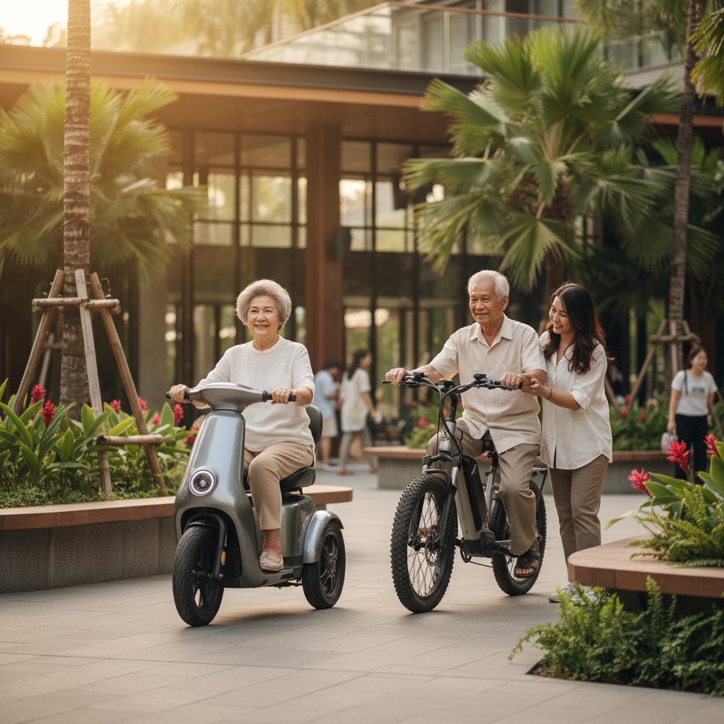 อนาคต EV ไทย 2026: เทรนด์ E-Bike รับสังคมผู้สูงวัย - ebike-trend-aging-society-2026