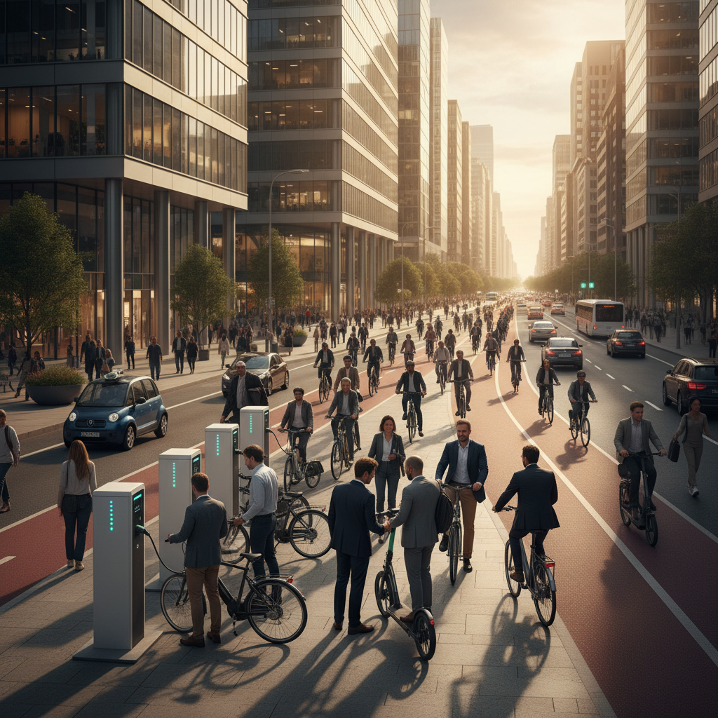 เทรนด์มาแรงปลายปี 2026: E-Bike เซฟค่าน้ำมันถูกใจวัยทำงาน - ebike-trend-working-adult-2026