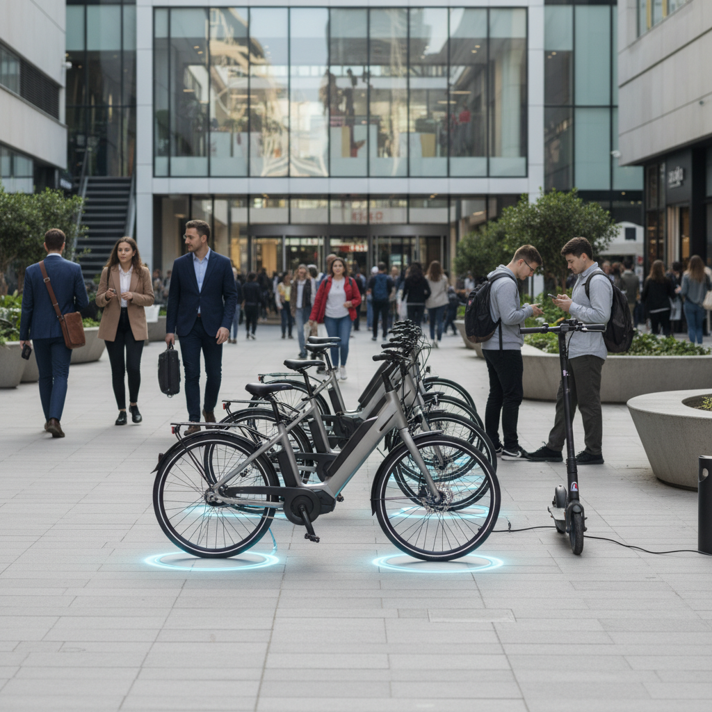 เทรนด์ EV 2026: นวัตกรรมชาร์จไร้สาย จอด E-Bike ก็ชาร์จได้ - ebike-wireless-charging-trend