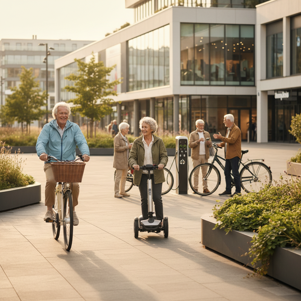 อัปเดตเทรนด์ EV 2026: วิจัยชี้วัยเก๋าหันขับ E-Bike พุ่ง 40% - elderly-ebike-ev-trend-2026