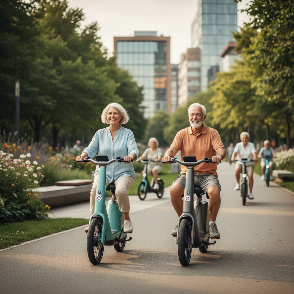 เจาะเทรนด์ EV 2027! E-Bike ขับง่าย ปลอดภัย ตอบโจทย์ผู้สูงวัย - elderly-ebike-ev-trend-2027