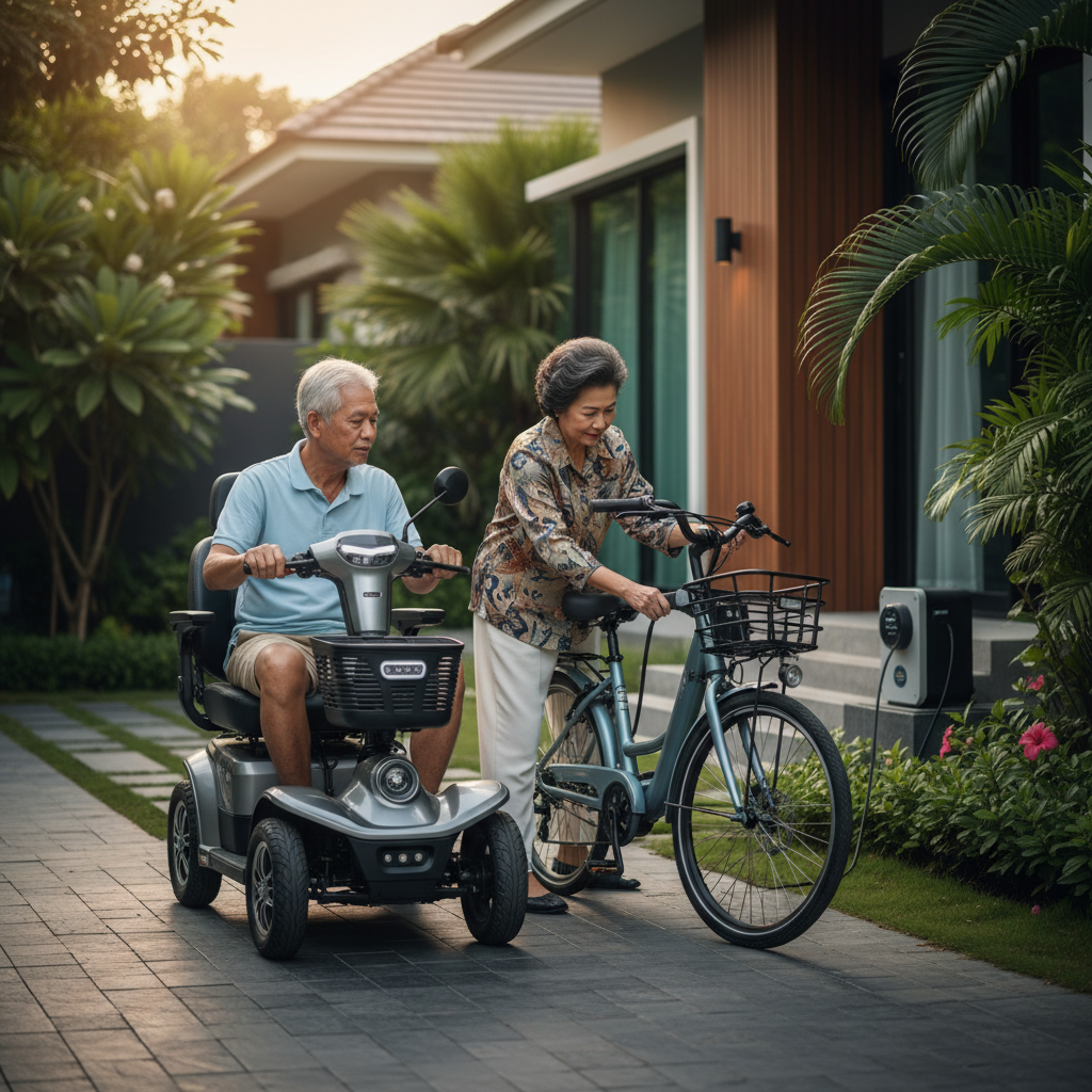 อนาคต EV 2027! เทรนด์ E-Bike ขับง่าย รับมือสังคมสูงวัยไทย - elderly-ev-ebike-trend-2027