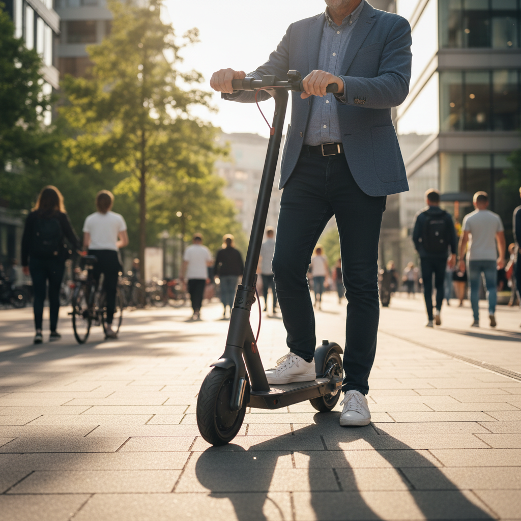 อนาคตสกู๊ตเตอร์ไฟฟ้า 2026: เทคโนโลยียางไร้ลม หมดปัญหารั่ว - electric-scooter-airless-tires-trend