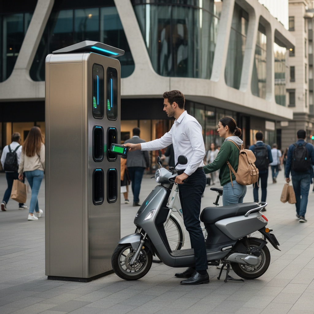 เจาะเทรนด์ EV! ตู้สลับแบตเตอรี่ E-Bike และสกู๊ตเตอร์ - ev-battery-swap-station-trend