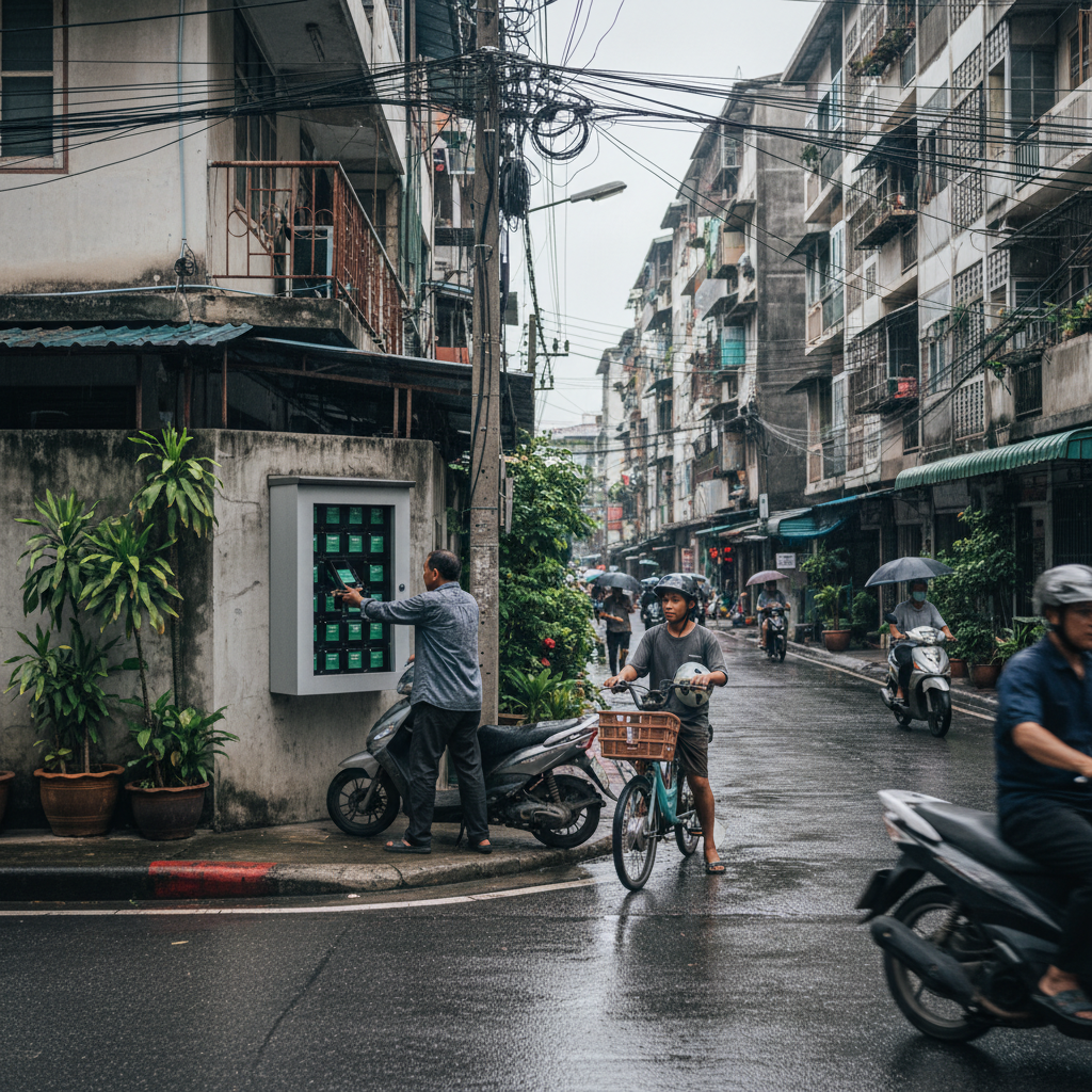 เทรนด์ EV 2026: ตู้สลับแบตเตอรี่ชุมชน ชาร์จไวไม่ต้องรอ - ev-battery-swap-station-trend