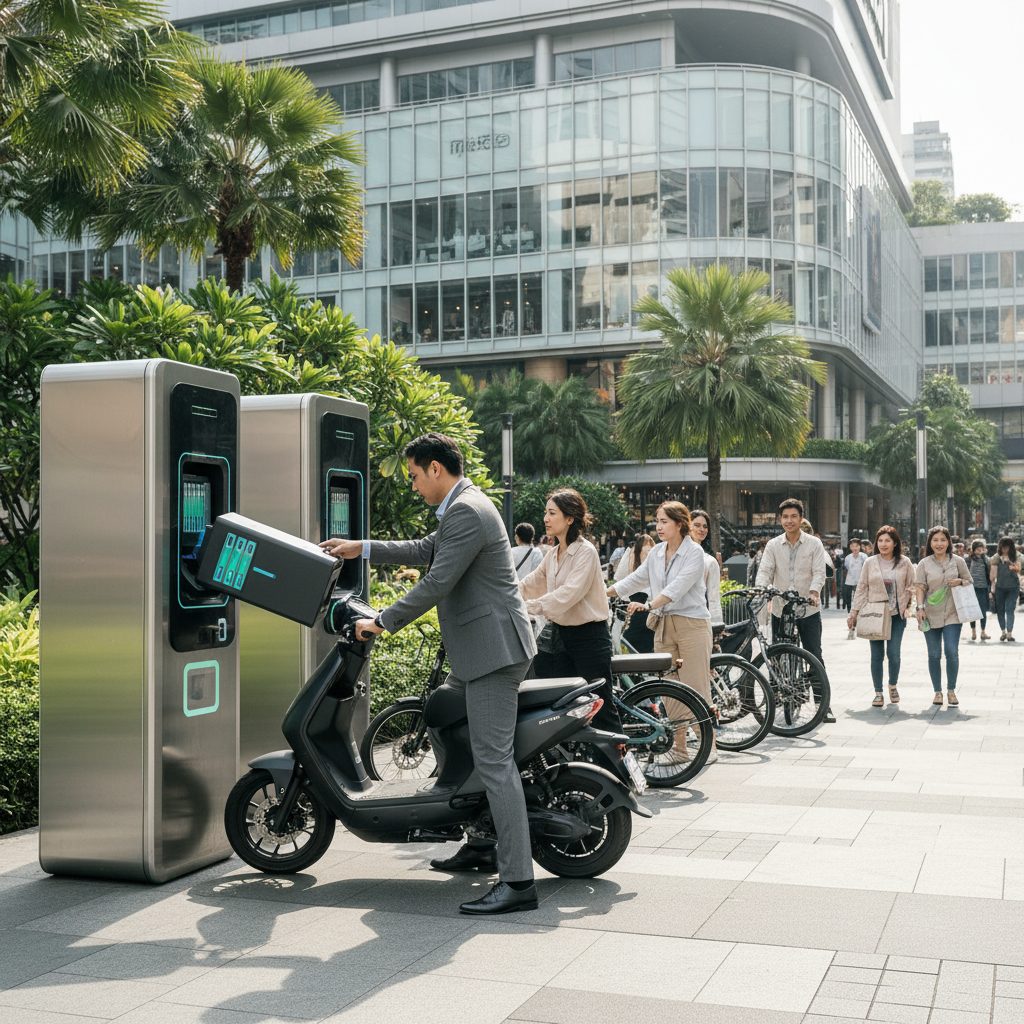 วิเคราะห์เทรนด์ EV! สถานีสลับแบตเตอรี่ปลดล็อก E-Bike ไทย - ev-battery-swap-trend