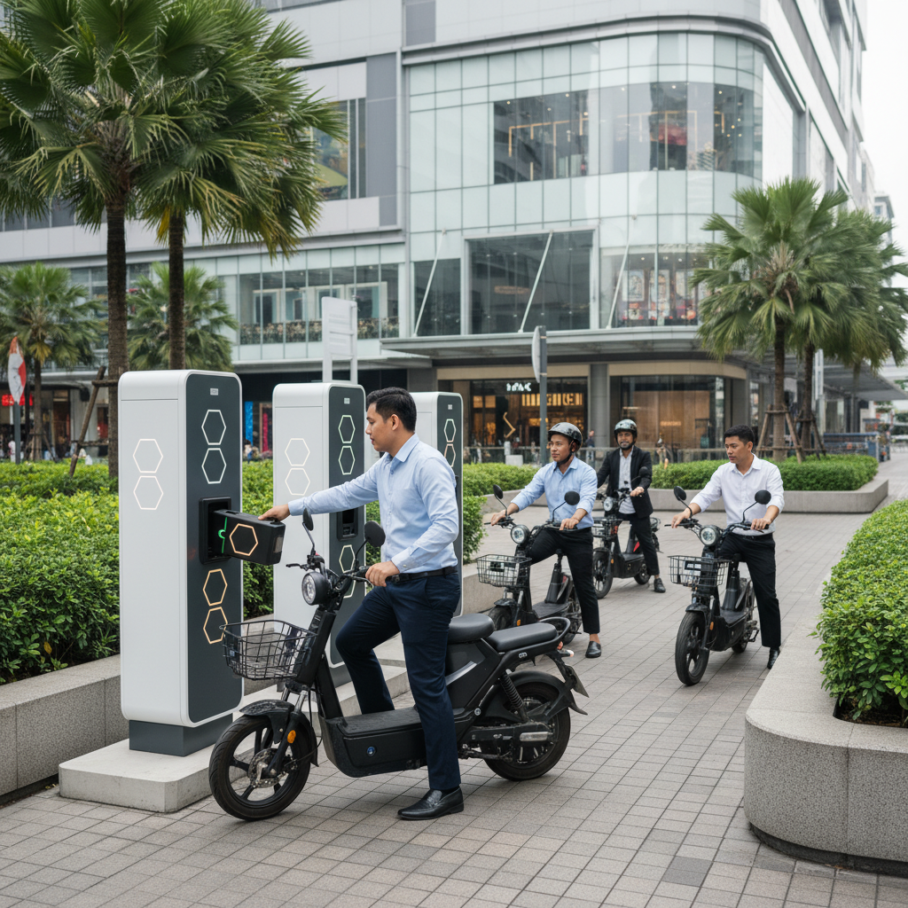 เทรนด์ EV 2026: ระบบสลับแบตเตอรี่ E-Bike ชาร์จไวไม่ต้องรอ - ev-battery-swap-trend-2026